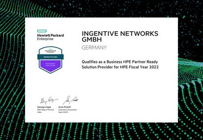Ingentive Hpe Business FY22