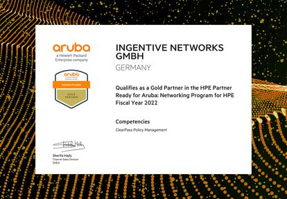 Ingentive Aruba Gold FY22