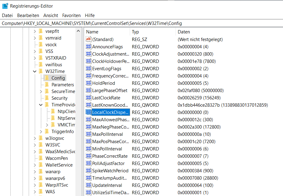 LocalClockDispersion
